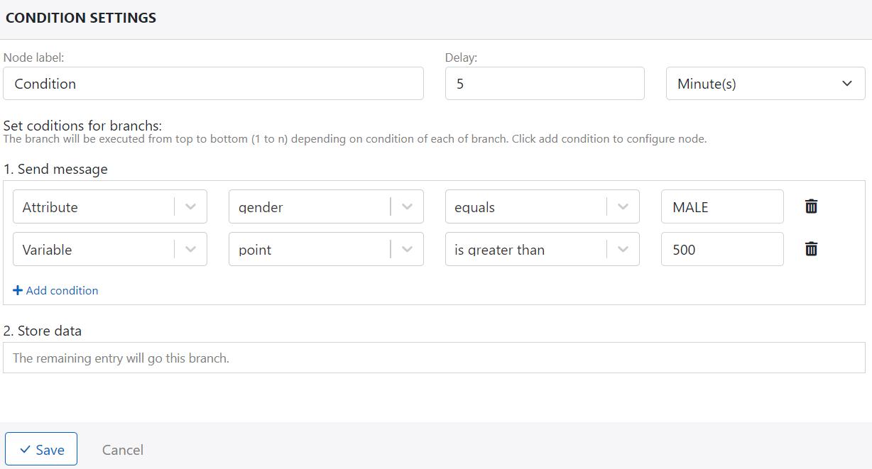 journey send message